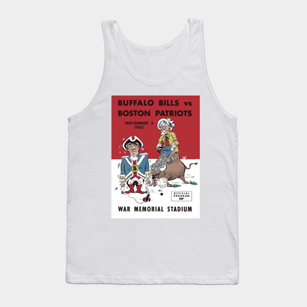 Vintage Buffalo Bills Program Tank Top by DirtyD